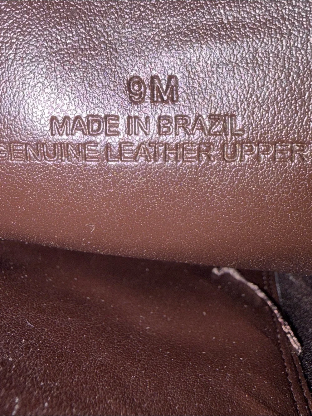 Talbots brown leather